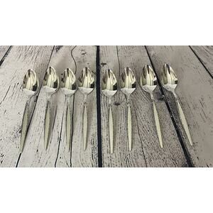 8 Oneida‎ Community VENETIA Stainless Steel 6 1/8" Teaspoons USA